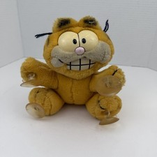 Vintage Garfield The Cat "Stuck On You" Window Cling Hang On Plush 1978 1981