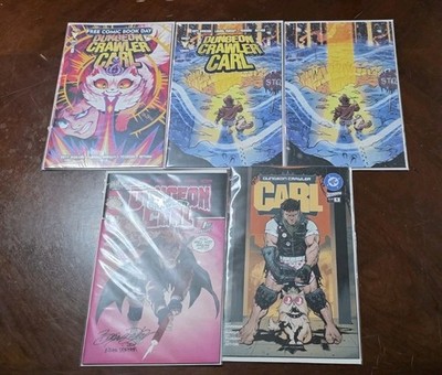 FCBD Dungeon Crawler Carl 5 Comic Lot Denham Signed Absolute Batman Prather Lot