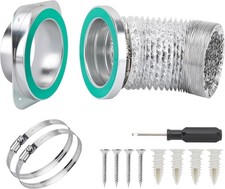 Magnetic Dryer Vent Coupling DV180 Dryer Vent Hose Magnetic Connector Kit-Quick