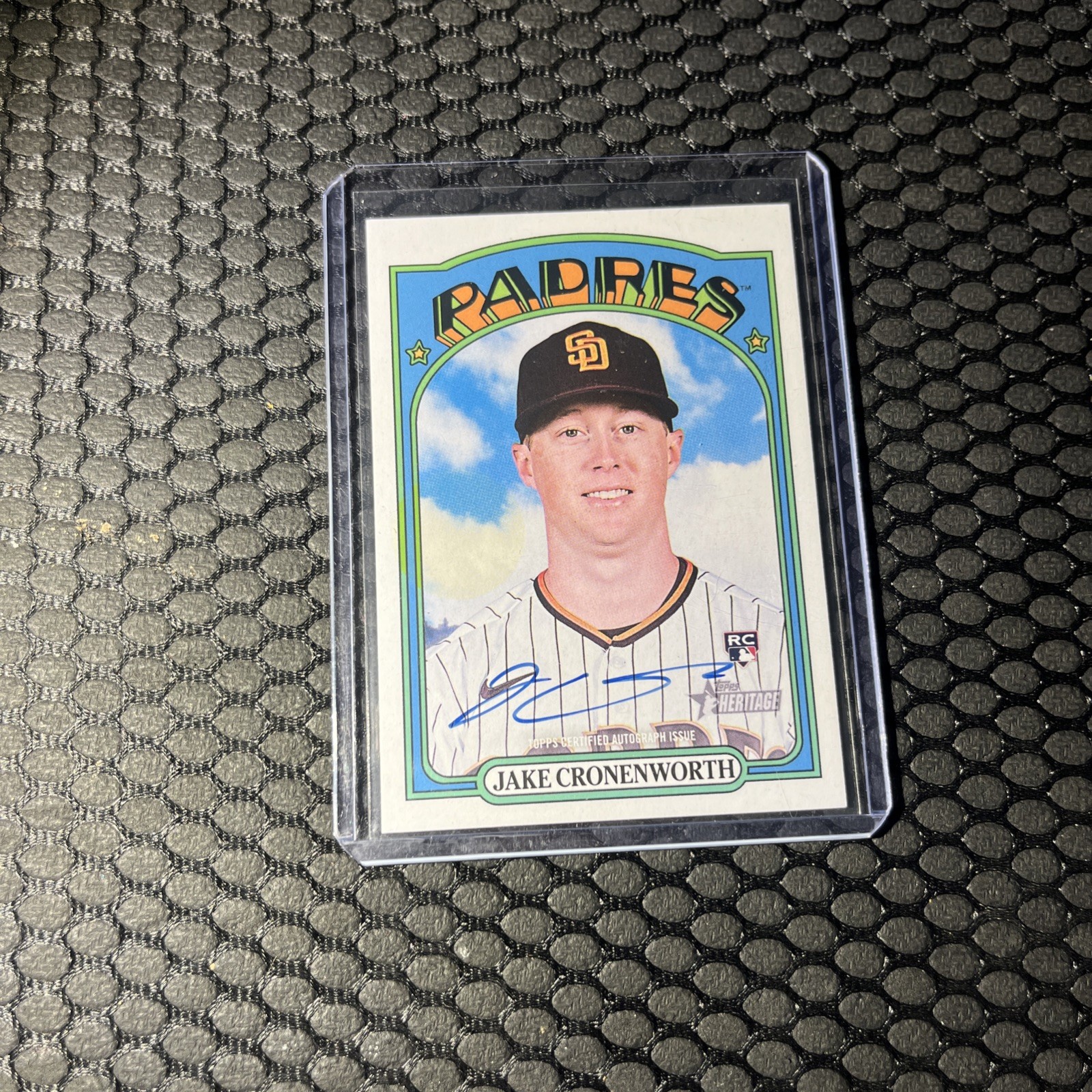 2021 Topps Heritage - Real One Autographs Jake Cronenworth #ROA-JC (AU, RC)