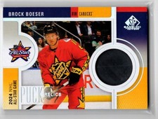 2024-25 SP Game Used All-Star Puck Relics Brock Boeser Vancouver Canucks #ASP-BB