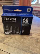 Epson 68 Black Printer Ink Cartridge T0681 Sealed