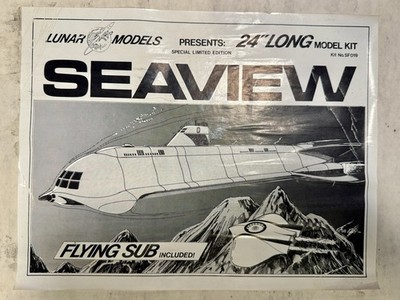 Lunar Models 24  Seaview Model Lit - TV version With Flying Sub