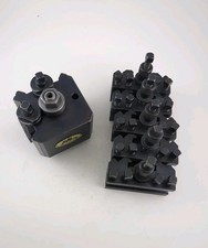 Mecanizados Huesca MH90 Quick Change Tool Post w/ (5) Tool Holders & Wrench 