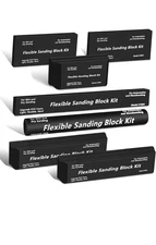 7pcs Sanding Block Kit, Wet Dry Sanding Blocks Auto Body for Automotive Bodywork