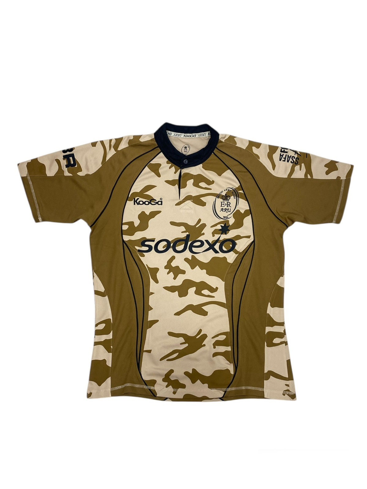 British Army Rugby Camouflage Rugby Jersey Shirt Kooga Size Xl Mens Rare