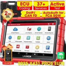 LAUNCH X431 Pros Elite PRO5 Bidirectional Scanner Car Diagnostic Tool Key Coding