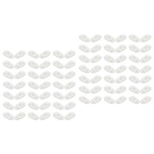 100 Pairs Reusable Silicone Nose Cushions for Glasses Easy Install Nose Pads