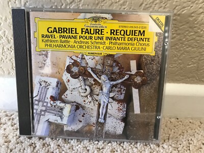 GABRIEL FAURE: FAURE REQUIM . RAVEL . PAVANE COMPACT DISC [LIKE NEW]