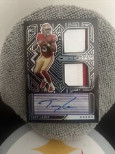 2021 Obsidian Dual Relic RPA Trey Lance 31/40🔥🚨 Rookie FOTL Near Mint