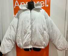 🔥Pretty Little Thing Petite White Extreme Oversized Puffer Jacket, Size 8, b72