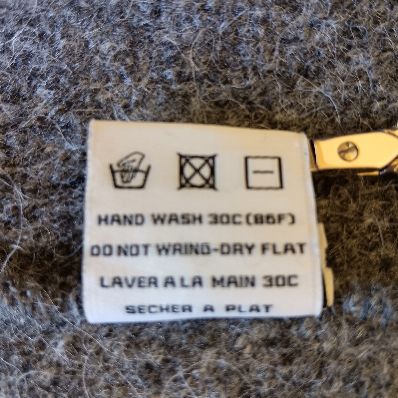 Varma Women's Regular Gray Icelandic Wool Open Front Jacket Size XS