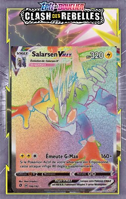 Toys Hobbies Carte Pokemon Salarsen Vmax Rainbow 196 192 Eb2 Clash Des Rebelles Neuve Fr Dpskhanapara