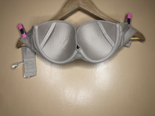 Chantelle Bra Size 32D Sublime Invisible Plunge Strapless Beige Nude 32D - Picture 9 of 12