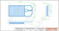 Dr!ve+ DP1110.10.0658 Luftfilter FüR VW Seat Skoda
