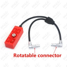 Steadicam to DJI RS2/RS3 Pro Power Supply 0B 2 Pin to 4  DTAP Distributor Red