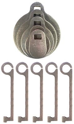 3/8'' AR500 Know Your Limits 2'' 3'' 4'' 5'' & 6'' Interlocking Steel Shooting Targets