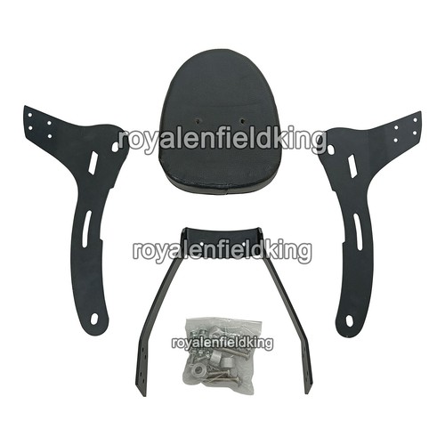 Fit For Royal Enfield Super Meteor 650 "Rear Luggage Rack With Backrest, Black" - Picture 6 of 15