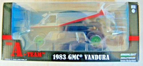 2021 GreenLight GREEN MACHINE 1983 GMC VANDURA A-Team Van 1:24 Scale Hollywood - Picture 2 of 5