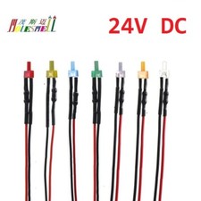 2mm 24V Flat Top Pre-Wired Red Yellow Blue Green White Orange Warm white Leds