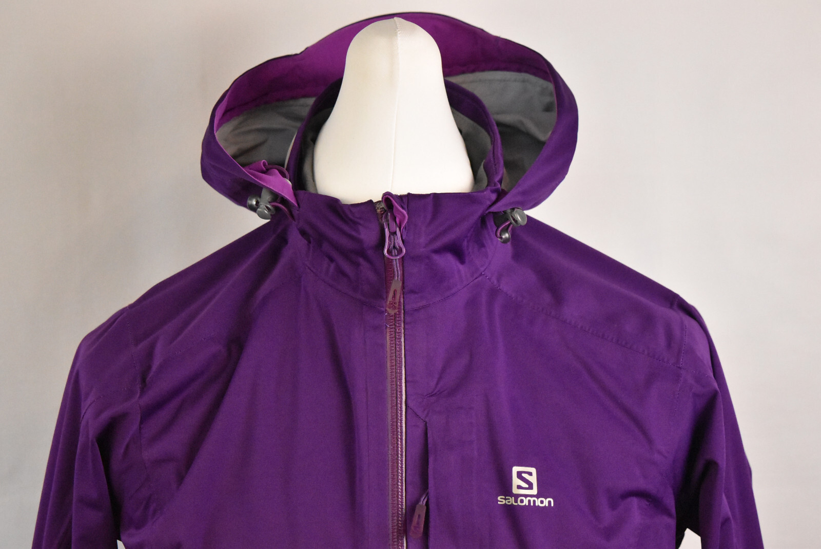 SALOMON Giacca Donna Full Zip Leggera Clima Pro Cappotto con Cappuccio Taglia L