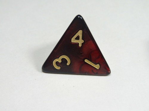 NEW Style ! RPG Dice Set of 7 - MidNight Dark Ruby D4 D6 D8 D10 D12 D20 D00-90 - Picture 2 of 8