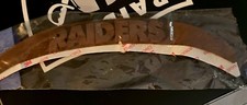 RAIDERS 3D BROWN BACK BUMPER FULL SIZE HELMET