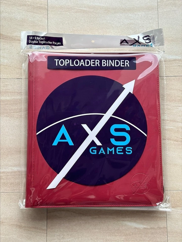 Carpeta Toploader AXS Games, tiene capacidad para 252 Toploaders 9 bolsillos cargador superior almacenamiento Foto 4 de 4