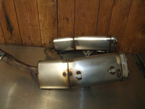 Honda VFR 800 A-2 VTEC 2002 Silenziatori di scarico OE GWO #226 - Foto 8 di 11