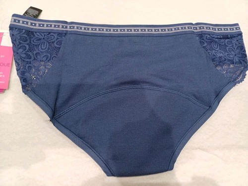 M&S B by Boutique Heavy Absorbency Period Bikini Knickers Size 16 DARK BLUE - Picture 5 of 8