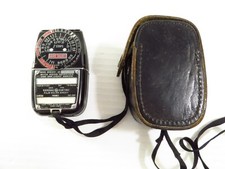 Vintage GE Exposure Meter Light Values Photography Model 8DW58Y1  Leather Case