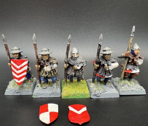 Bretonen Bretonnia Men at Arms Speer Metall Warhammer Fantasy - Picture 5 of 5