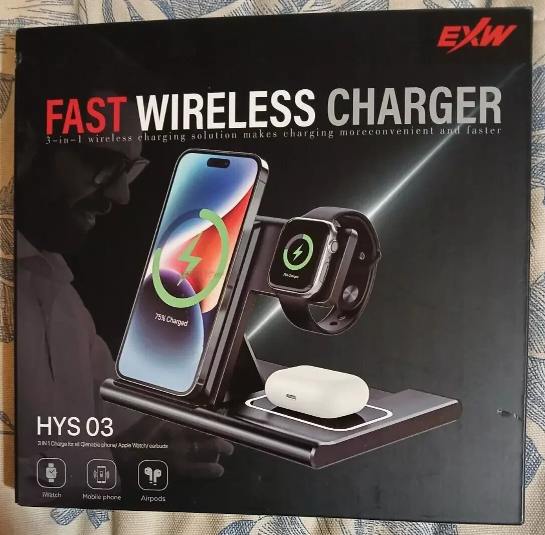 BOOST↑CHARGE 3-in-1 Wireless Charger Amazon.com: Belkin 3-in-1 Wireless Charger - Fast Charging
