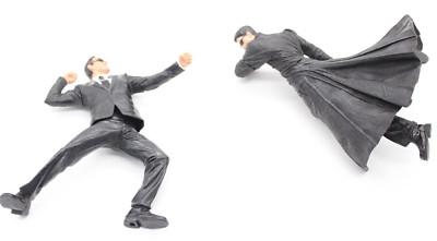Agent Smith & Neo Burly Brawl McFarlane Matrix Revolutions (NO Background/Stand)
