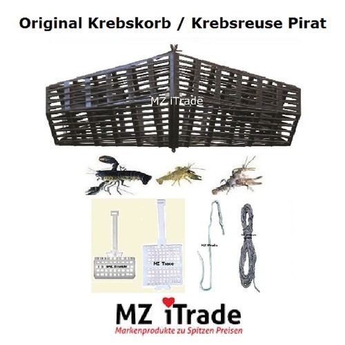 Cesta de cáncer pirata original cray cangrejo trampa reutilización cuerda cesta de cebo gancho de cebo - Imagen 3 de 4