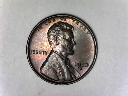 1930 d, Lincoln Cent-Unc