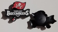 BUCANEER FOOTBALL 2pc Shoe CHARMSFor Shoes CRAFTS AND MORE