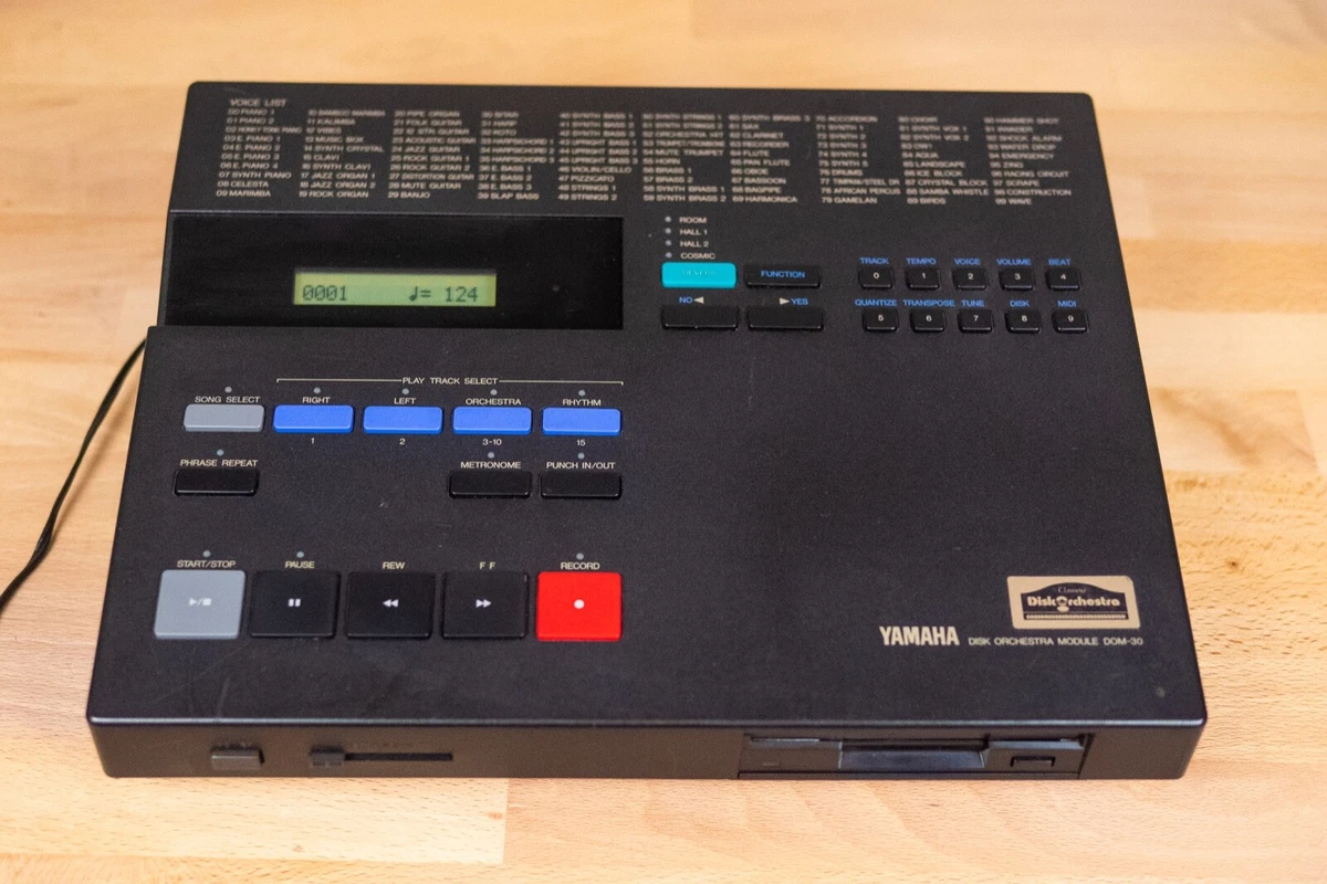 Yamaha Disk Orchestra Module Dom-30 + 10 SOUND DISKS