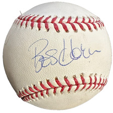 Bob Horner Autographed Official Major League Baseball TriStar Braves
