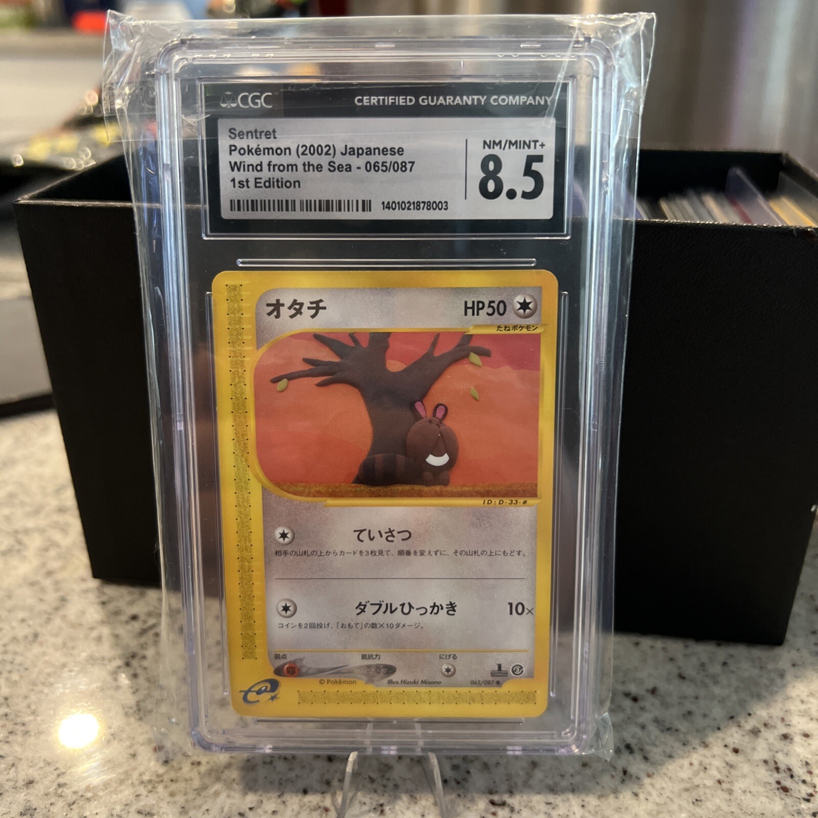 Sentret 065/087 Wind From The Sea Pokemon TCG Graded CGC 8.5(2002) Hizuki Misono