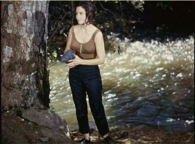 Diane Baker sexy wet shirt clothes Tess of Storm Country Original  Transparency