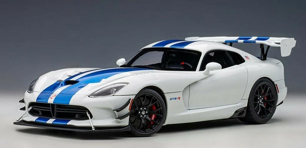 1/18 Dodge Viper GTS-R Commemorative EDT. ACR White Blue Stripe by AUTOart  71731