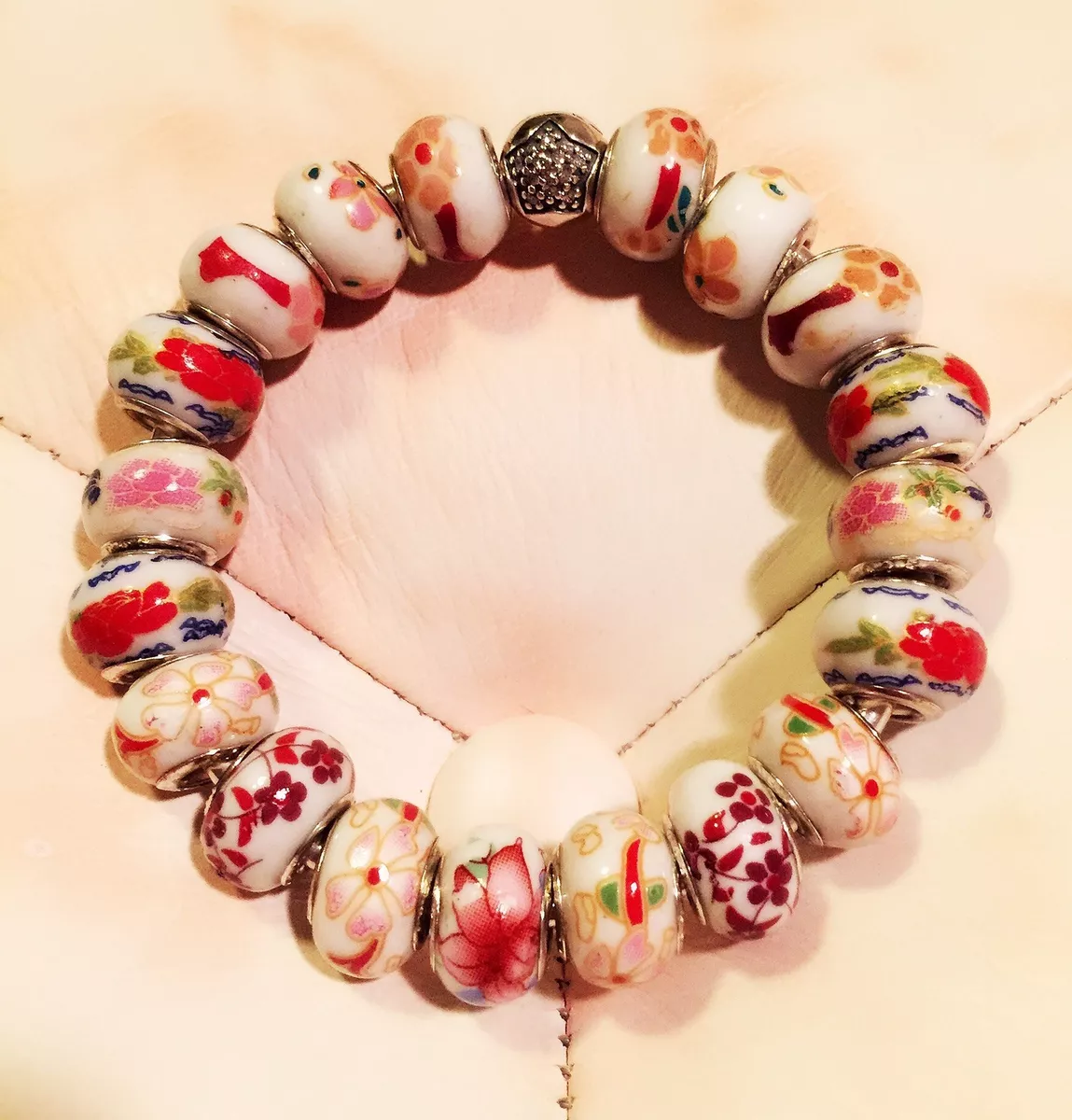 Pandora bracelet with star clasp deals