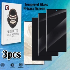 3Pcs Privacy Tempered Glass Outer Screen For Samsung Galaxy S23/S23+/S23 Ultra