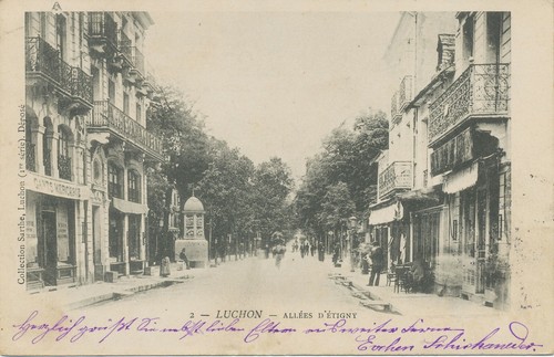 FRANKREICH 1861/1903 9 versch. Bf u Karten meist EF oder MeF, darunter 7 Ausland - Picture 12 of 12