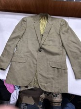 richard bennett Boys Blazer Photo Metric Blue Green Vintage