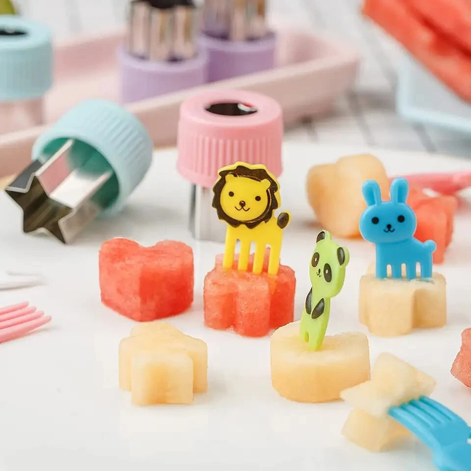 Sandwichschneider für Kinder 32 Teile Keksausstecher Unverkrustbar Sandwichmaker, DIY  - Bild 2 von 4