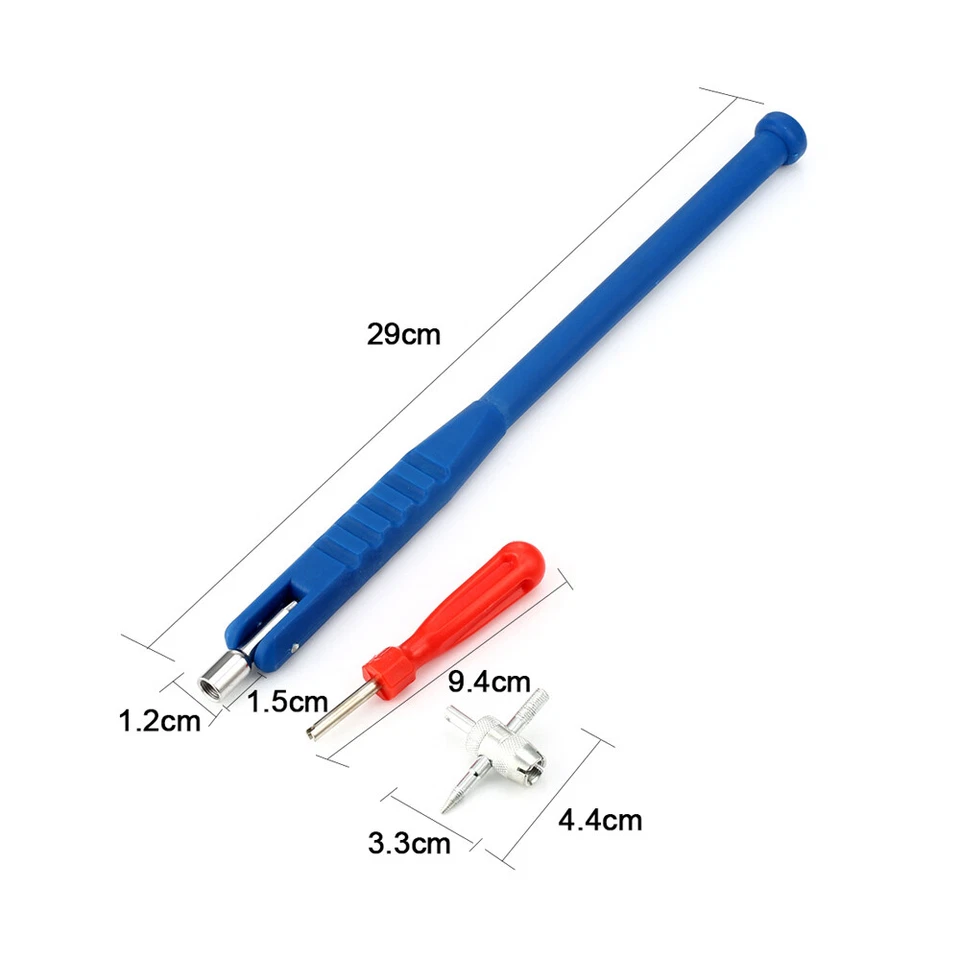 43/9/3 pcs Tire Valve Stem Installation Tool Remover Repair Puller Car Plug Domr - Image 3 of 4