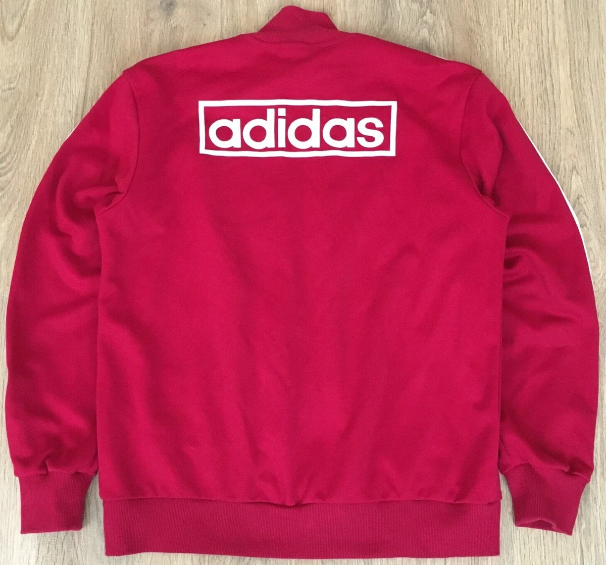 tipo Won Ciencias Sociales Adidas Originals Dassler Team 1949 mens Red Track Tracksuit Top Jacket size  M | eBay