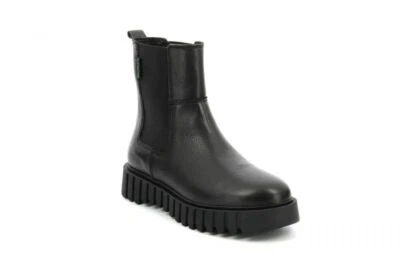 Kickers Ankle Boot Kick Favorite Noir Yankee + Caoutchouc Cuir 910582-508 - Photo 1/4